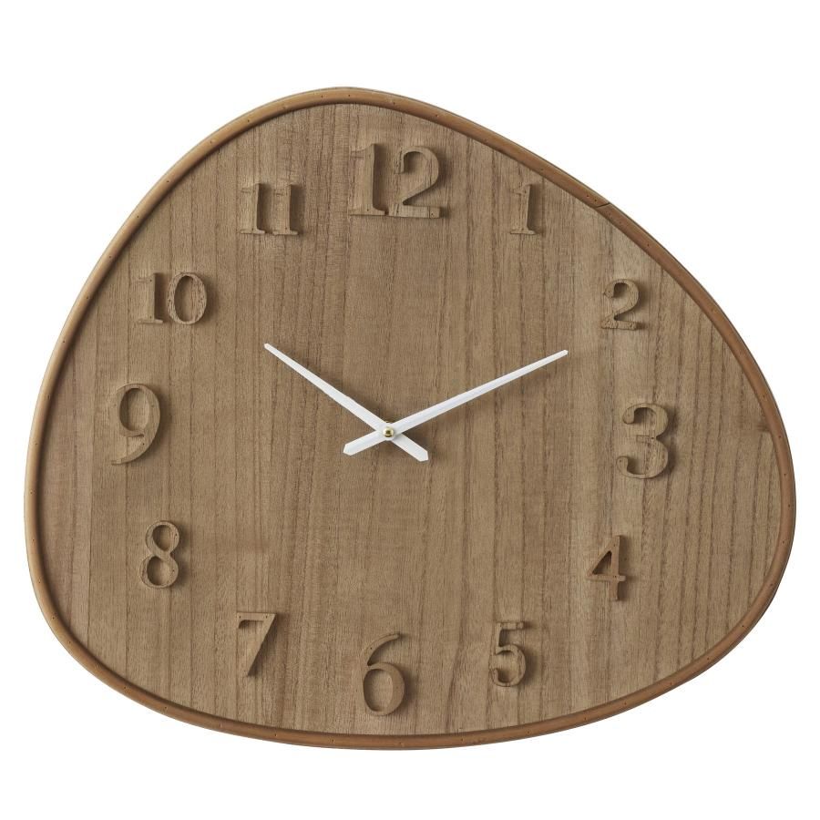 Brunswick Wood Clock 50x43cm Natural
