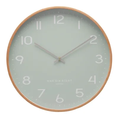 Olivia Aqua Wall Clock