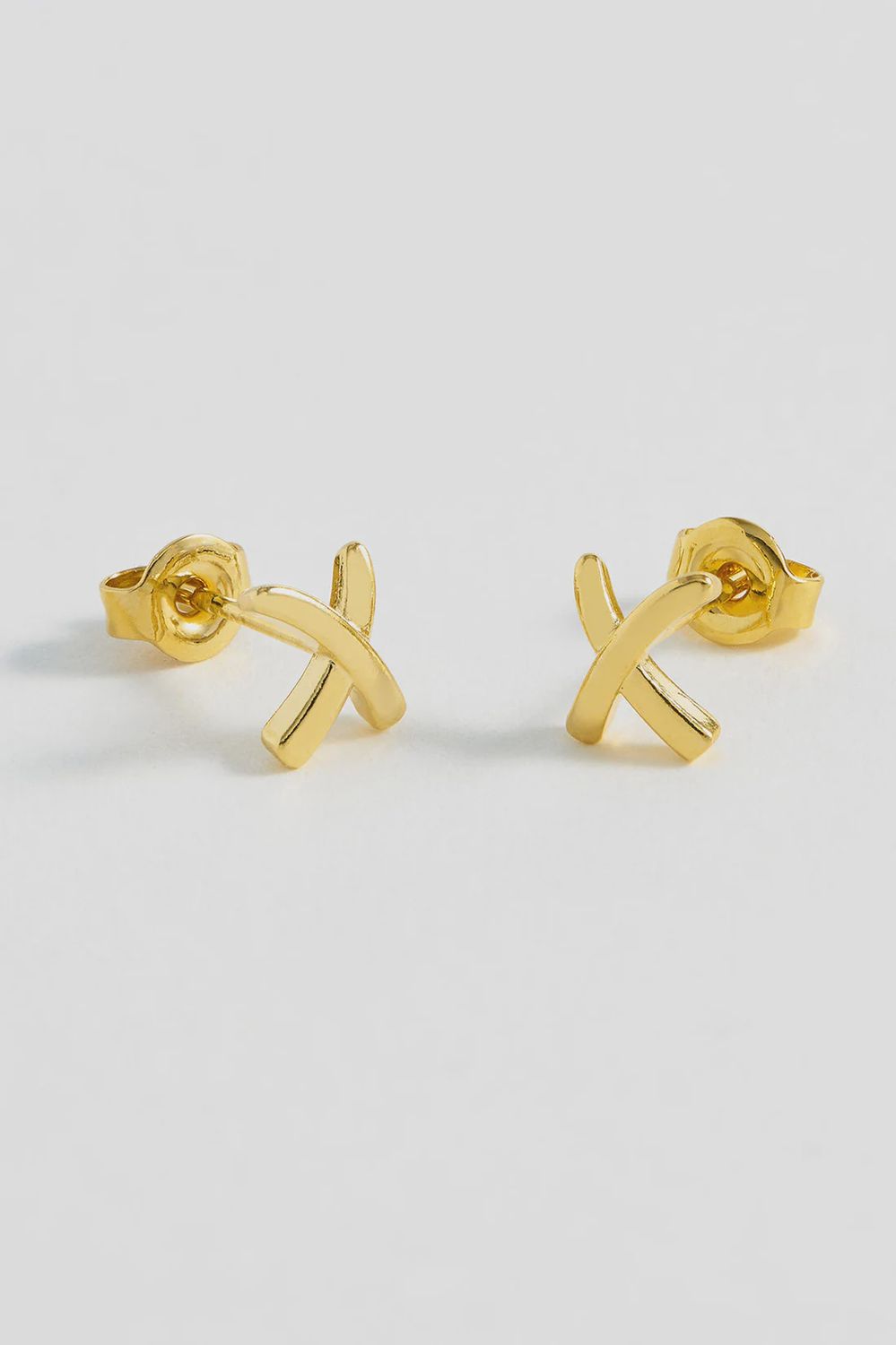 Kiss Stud - Gold Plated