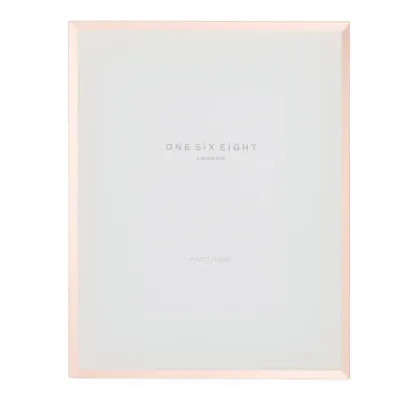 Glass Photo Frame - White / Rose Gold