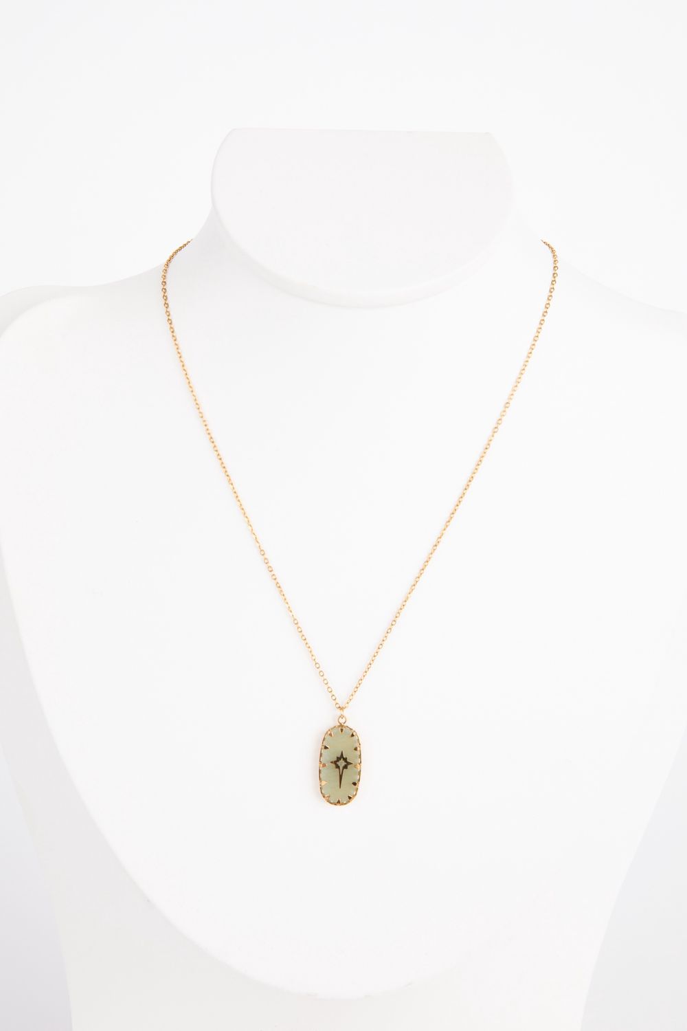Shooting Stars Necklace, Colour: Green