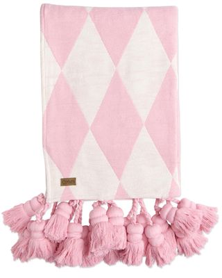 Musk Diamond Tassel Throw
