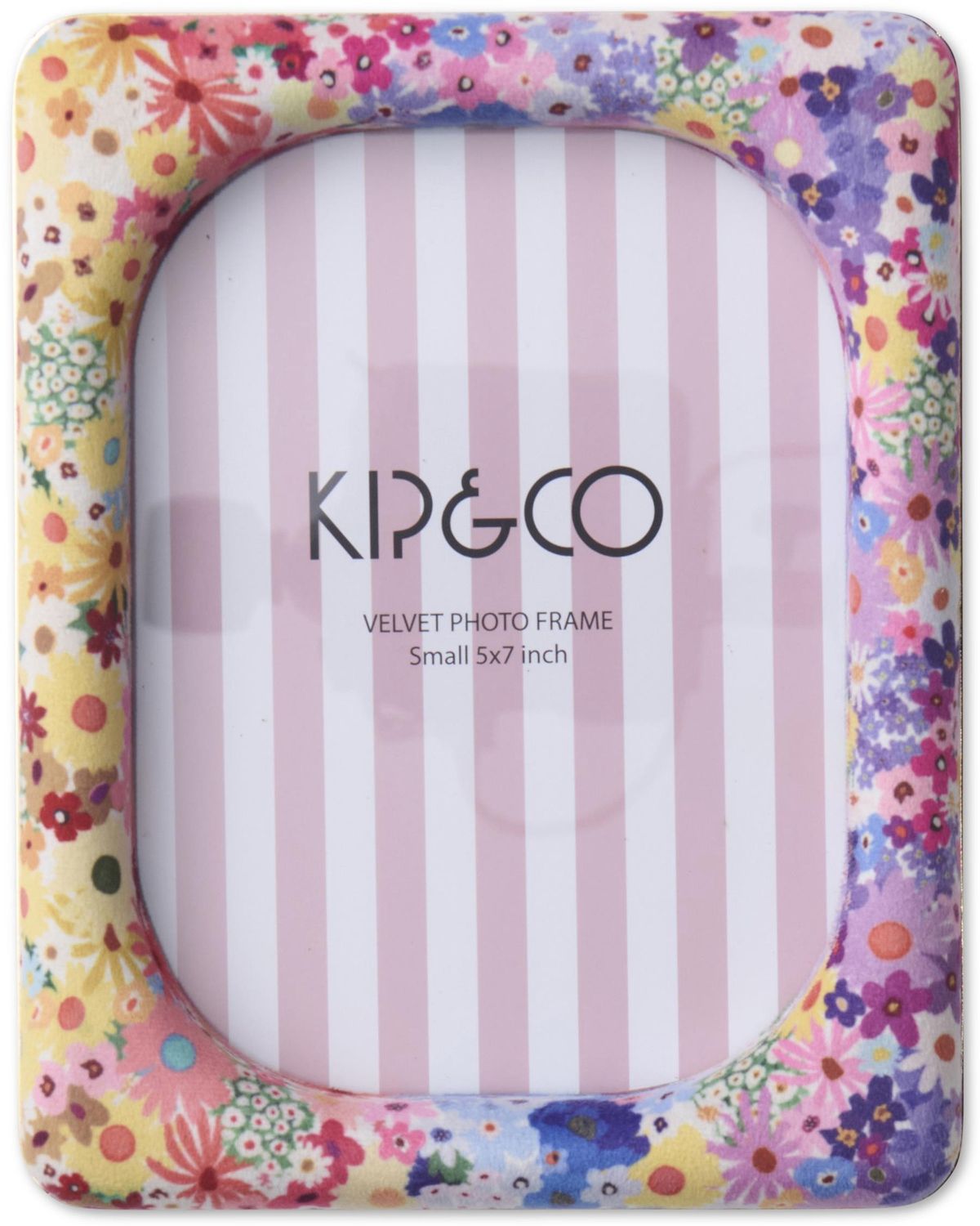Posie Lane Oval Velvet Photo Frame Small