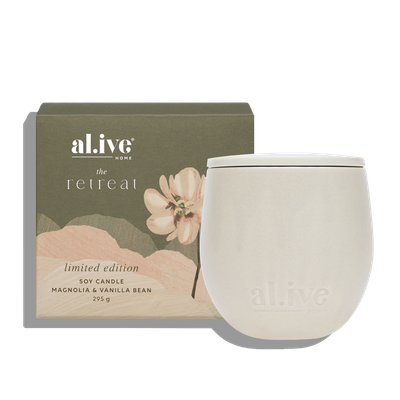 The Retreat Collection - Magnolia &amp; Vanilla Bean Soy Candle