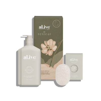 The Retreat Collection - Shower Gift Set - Sea Cotton &amp; Coconut