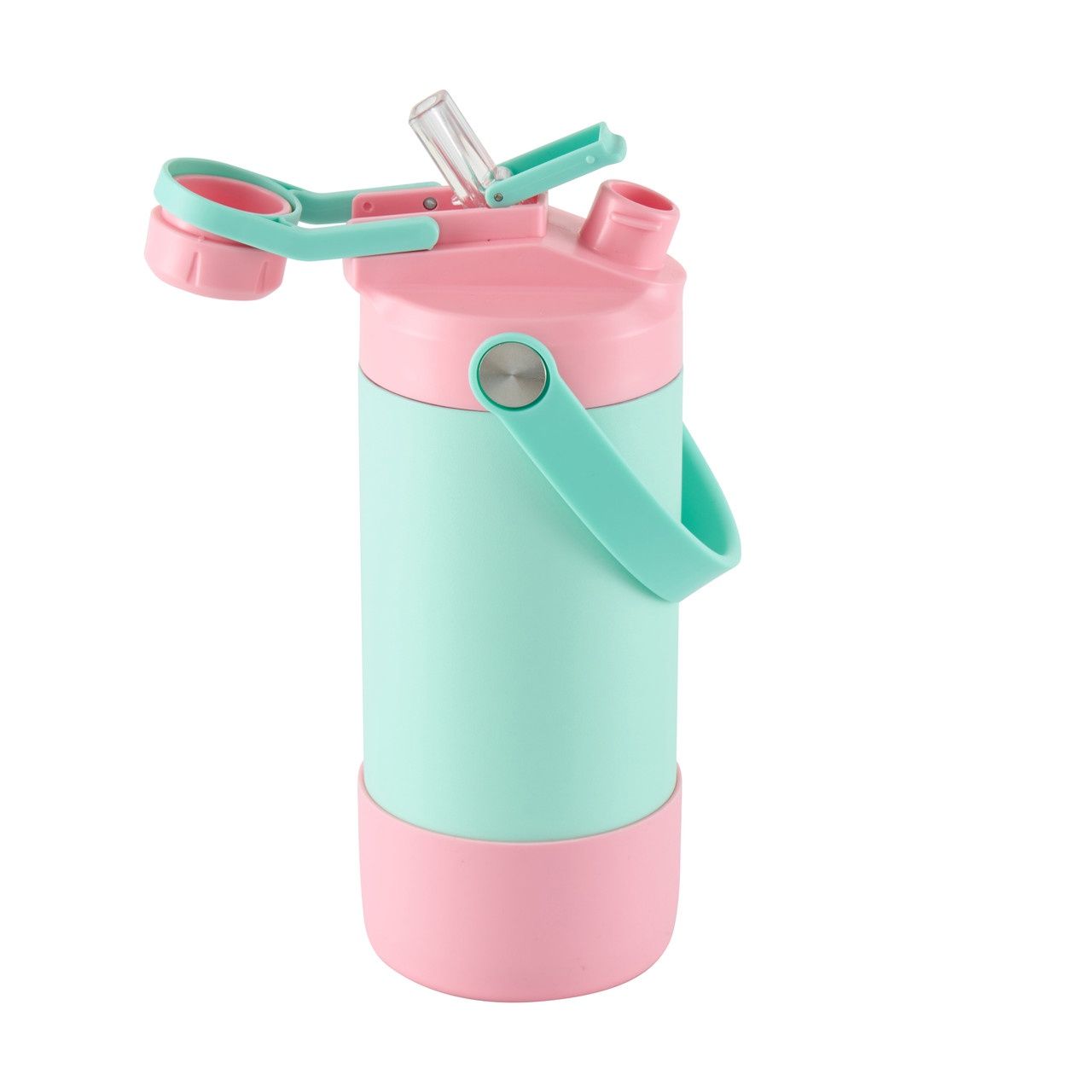 YumYum 2 Way 400ml Drink Bottle*, Colour: Blue/Pink