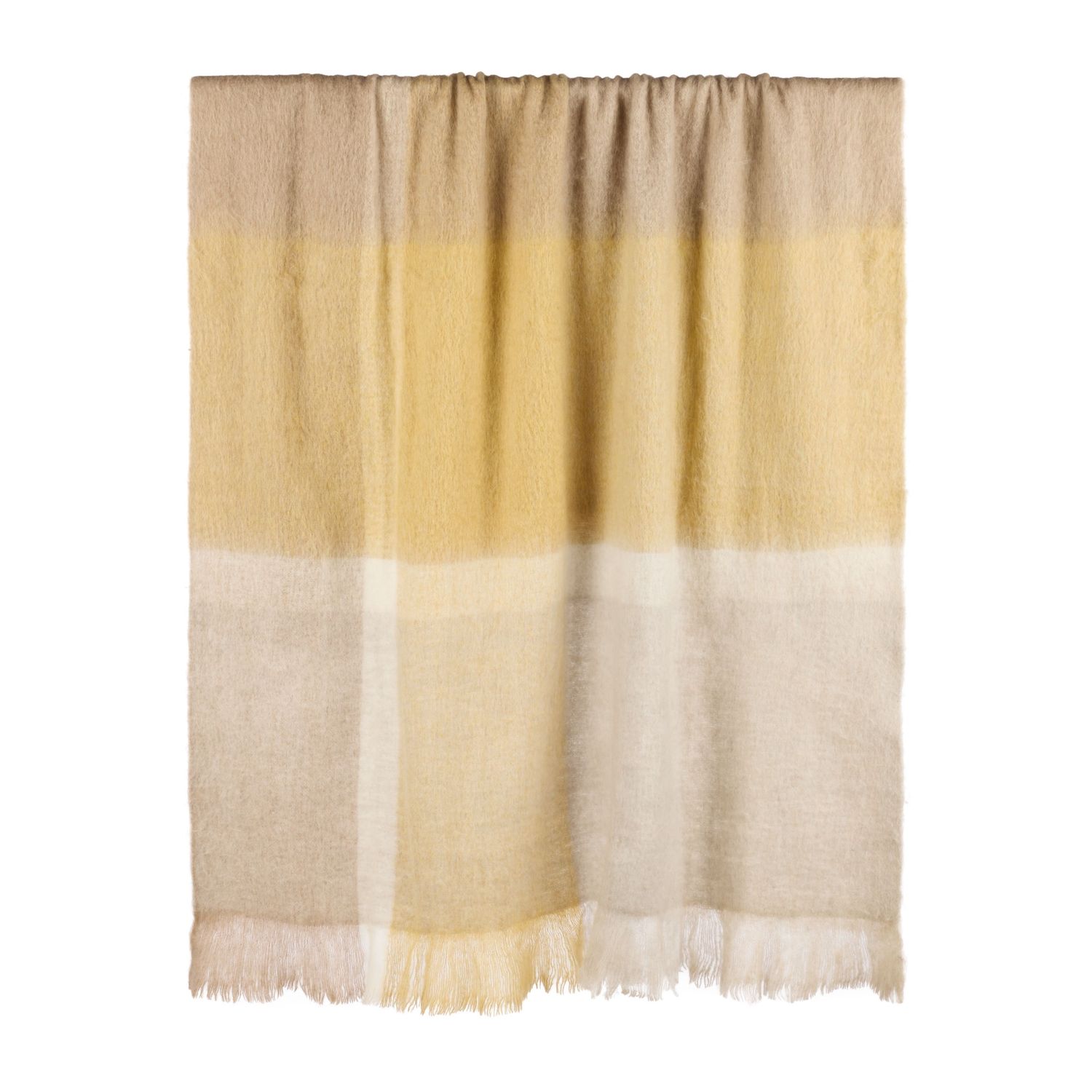 Angus Woven Brushed Throw  - Green