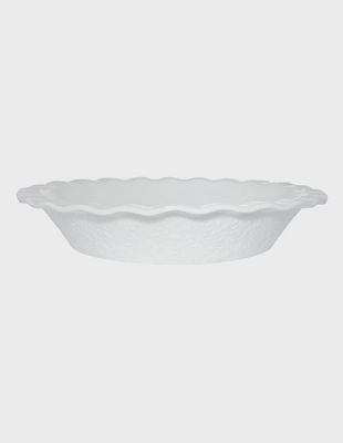 Blooms Fluted Pie Dish 21.5x4cm White Gift Boxed