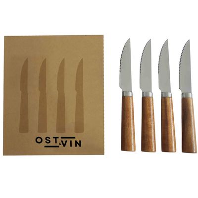 4 Piece 20cm Steak Knife Gift Set
