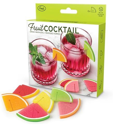 Fruit Cocktail Drink Markers - Set of 6