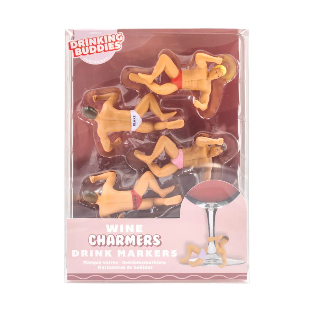 Wine Charmers Drink Markers - Set of 4
