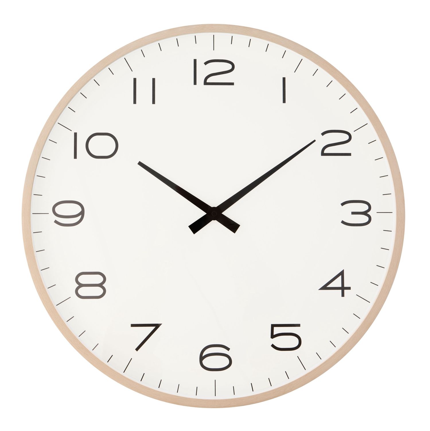 Cody Wall Clock, Colour: White &amp; White Wash