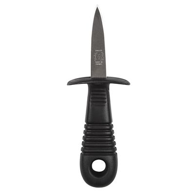 Oyster Knife w/Guard Black