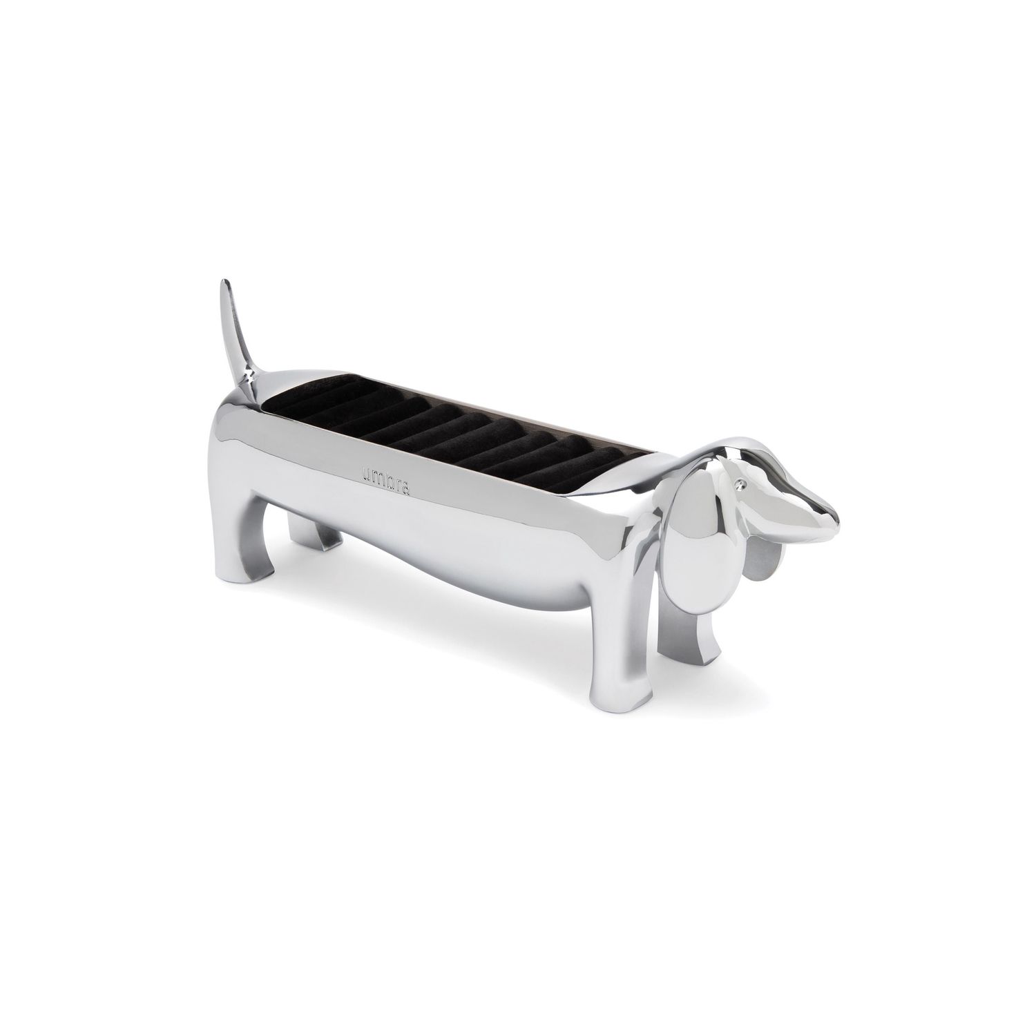 Dachsie Ring Holder - Chrome