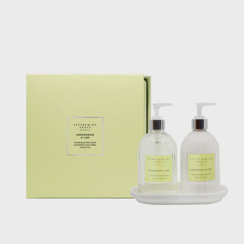 Hand &amp; Body Wash &amp; Cream - Lemongrass &amp; Lime