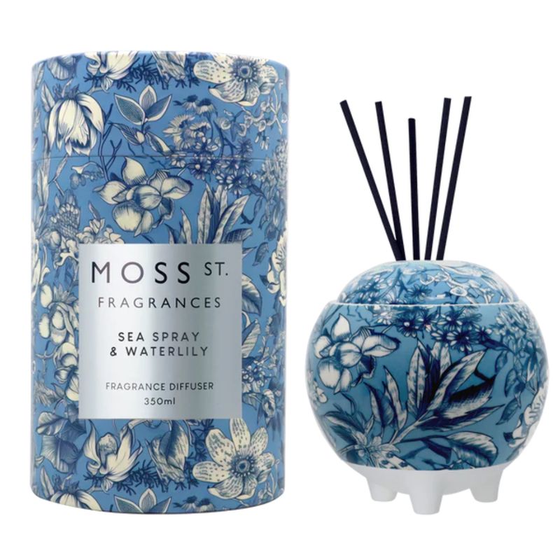 Sea Mine Diffuser Ceramic Large Diffuser 350ml - Sea Spray & Waterlily