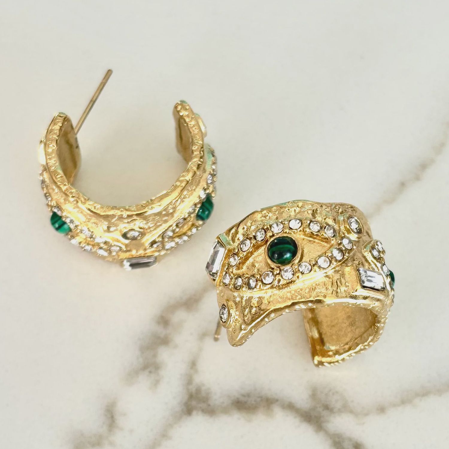 Evil Eye Luxe Hoops