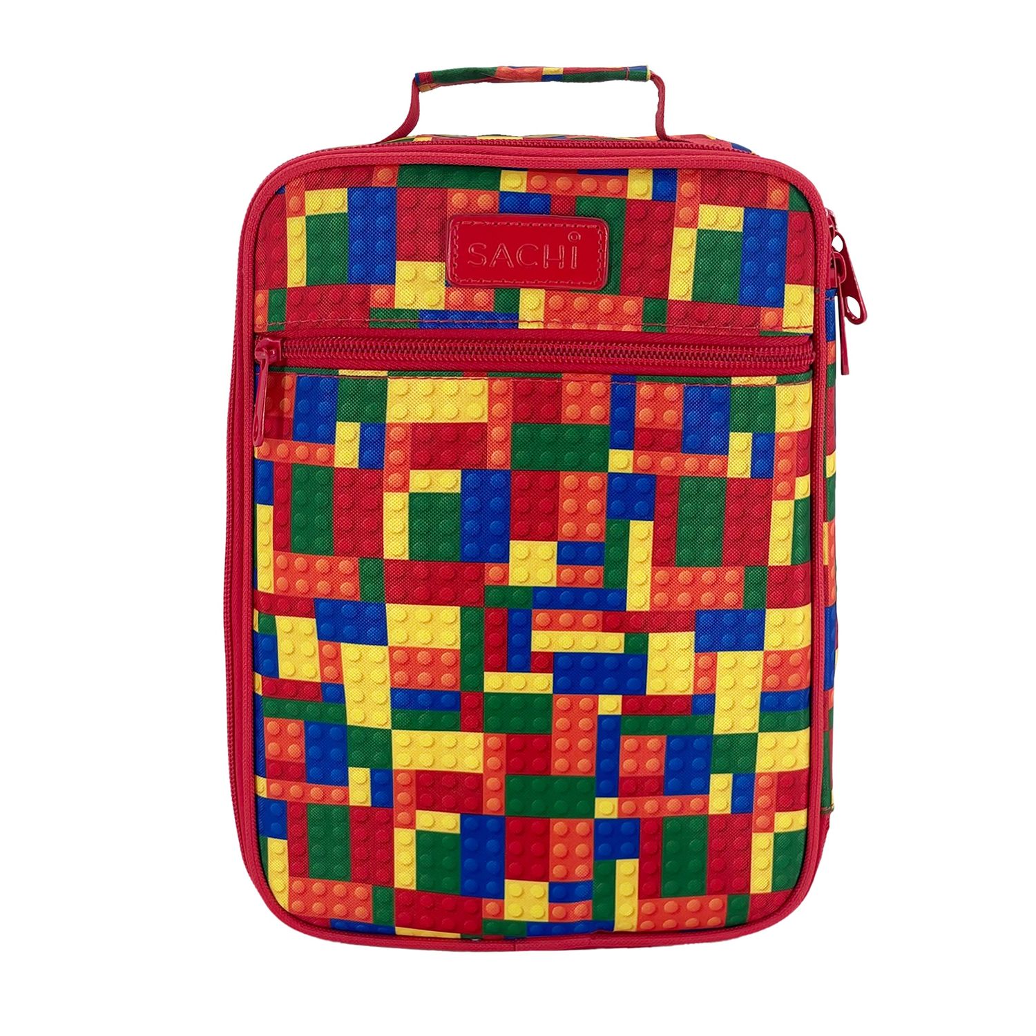 Insulated Junior Lunch Tote - Bricks