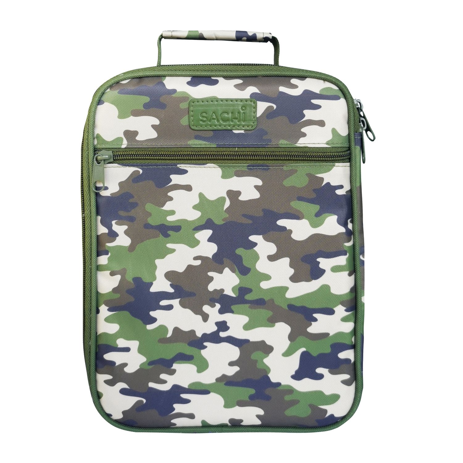 Insulated Junior Lunch Tote - Camo Green