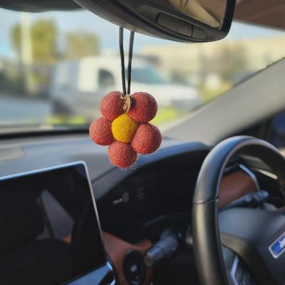 Felt Air Freshener - Champagne &amp; Pomegranate