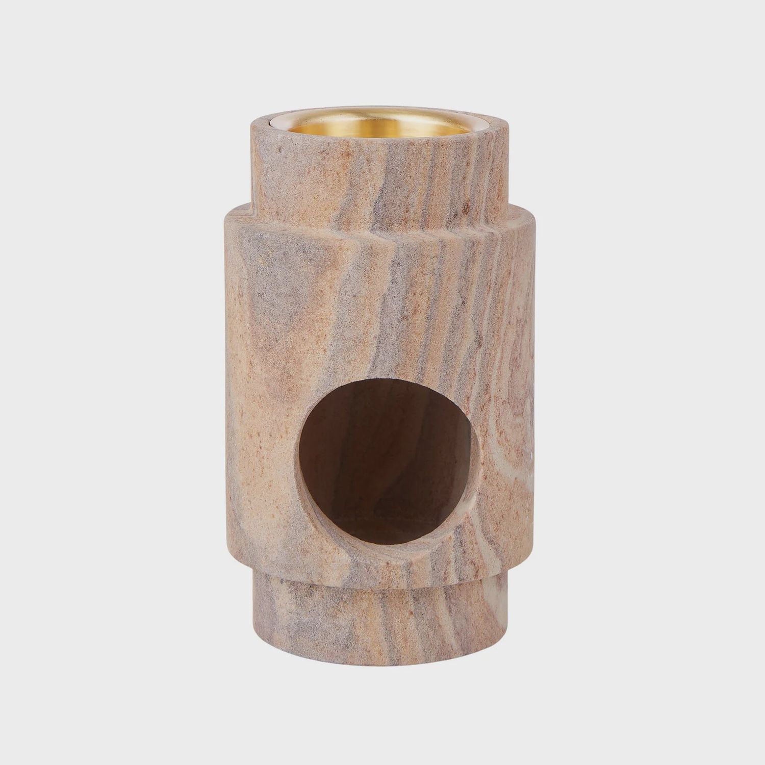 Sandblasted Sandstone Oil Burner