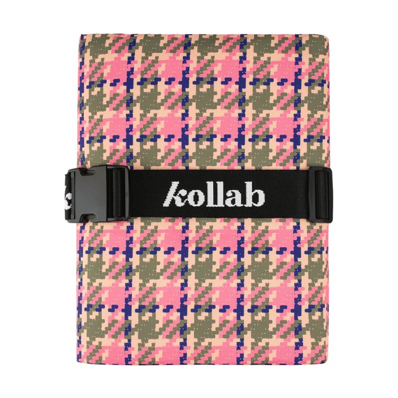 Picnic Mat Pink Houndstooth