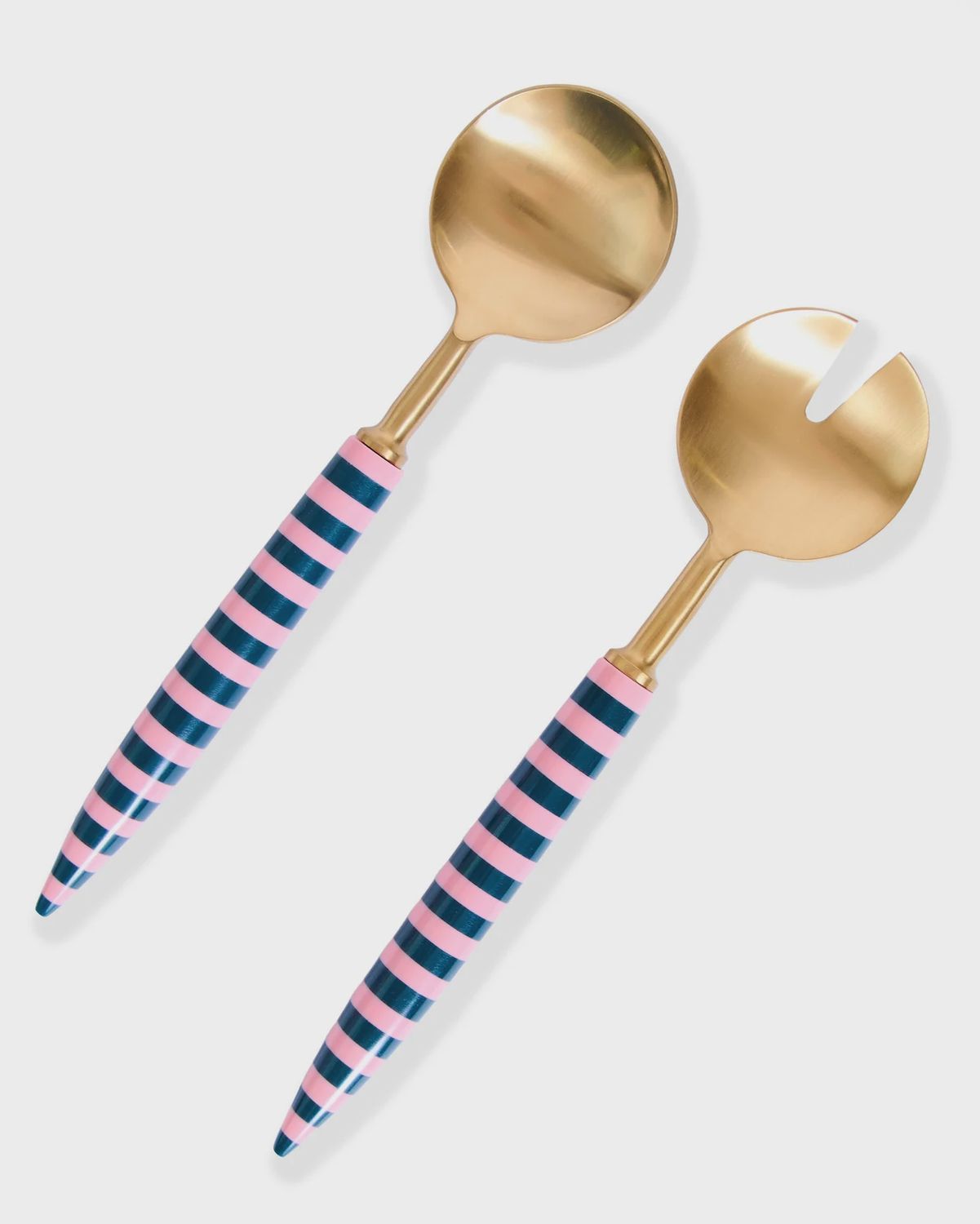 Florence Stripe Brasserie Salad Servers