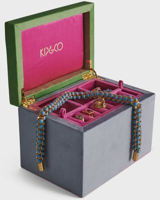 Kaleidoscope Velvet Jewellery Box Large