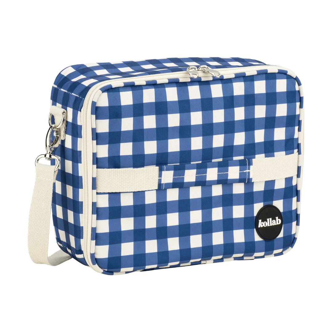 Bento Bag Blue Check