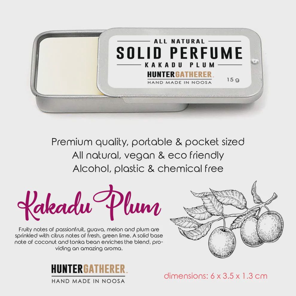 Hunter &amp; Gatherer - All Natural Solid Perfume - Kakadu Plum