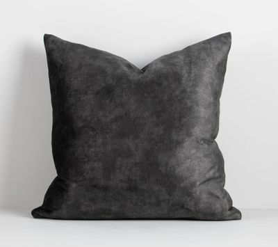 Aster Cushion Cover - Charcoal