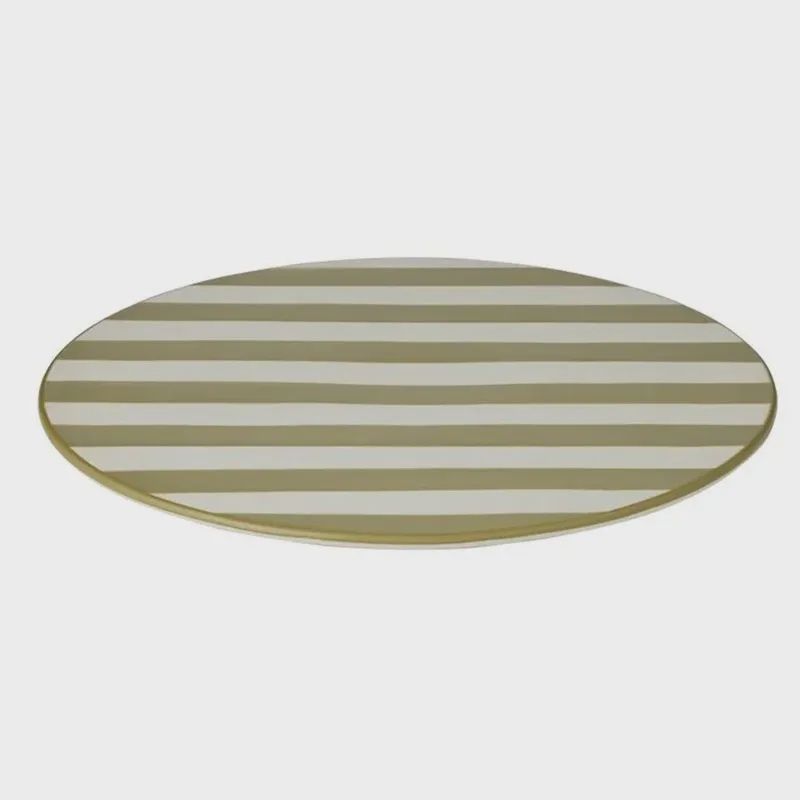 Calypso Ceramic Cheese Board 34cm Olive