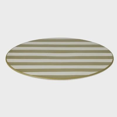 Calypso Ceramic Cheese Board 34cm Olive