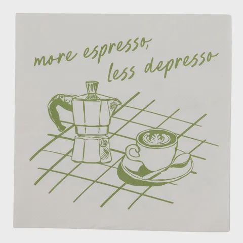 More Espresso Napkin