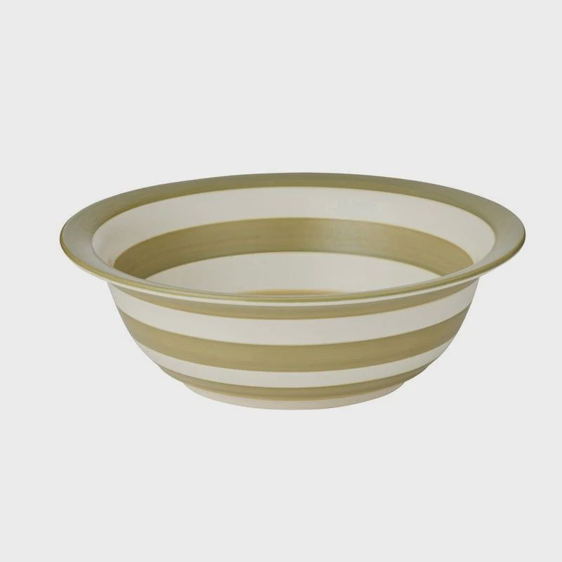 Calypso Ceramic Bowl - Olive