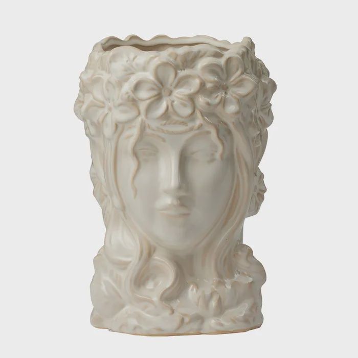 Giulia Ceramic Pot - Ivory