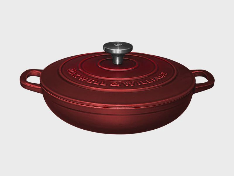 MW Cast Iron Braiser Merlot 27cm / 3.3L Gift Boxed*