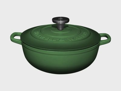 MW Cast Iron Round Casserole English Racing Green 24cm / 3.3L Gift Boxed*