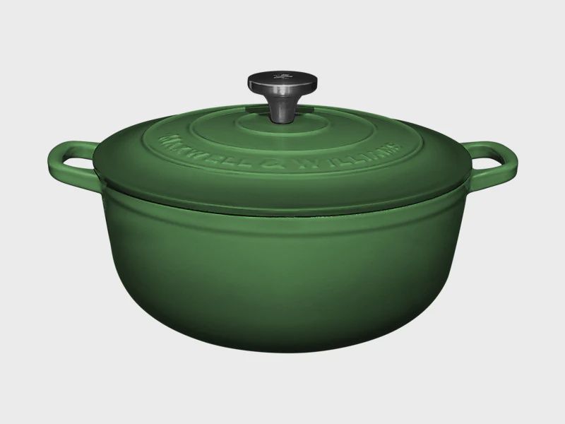 MW Cast Iron Round Casserole English Racing Green 28cm / 6.2L Gift Boxed*
