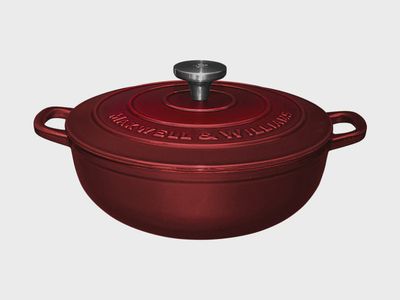 MW Cast Iron Round Casserole Merlot 26cm / 4L Gift Boxed