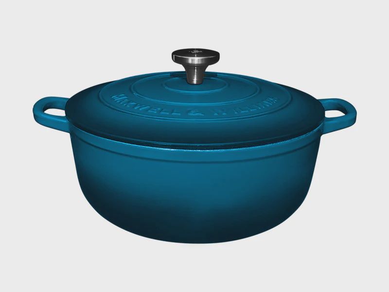 MW Cast Iron Round Casserole Midnight Blue 26cm / 4L Gift Boxed*