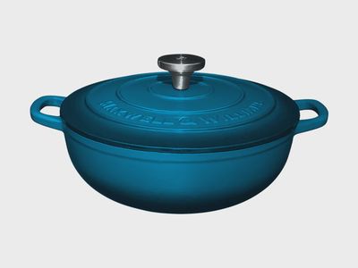 MW Cast Iron Round Casserole Midnight Blue 28cm / 6.2L Gift Boxed*