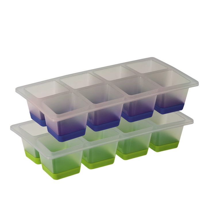 8 Cup Pop Ice Cube Tray Set2 *
