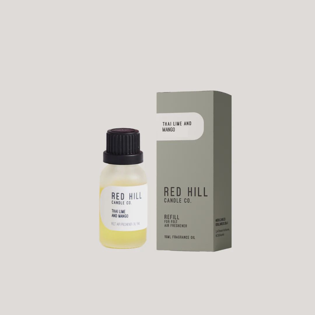 Felt Flower Air Freshener - Refill Oils, Scent: Thai Lime &amp; Mango