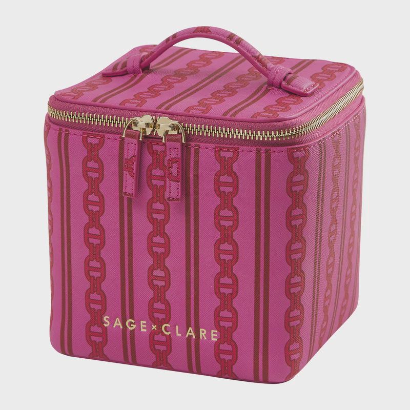 Acadia Cosmetic Case - Fuchsia