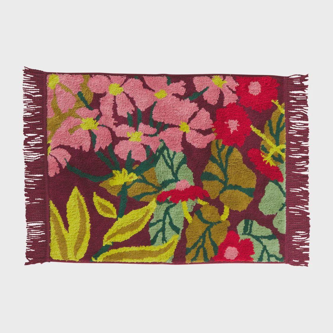 Genevieve Bath Mat - Mahogany