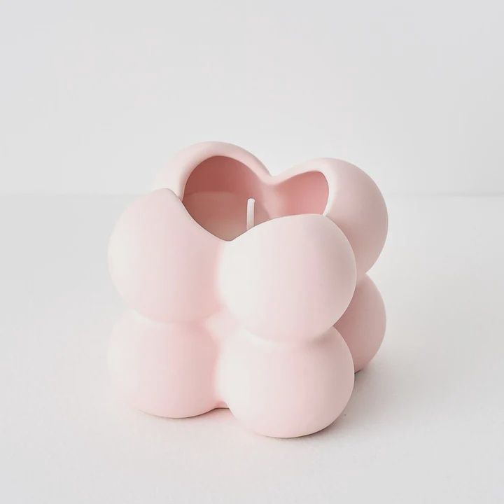 Candle Bubblo Pastel Light Pink