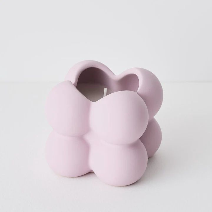 Candle Bubblo Pastel Lavender 9x8cm