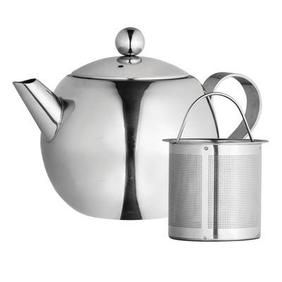 Nouveau Teapot With Infuser - 900ml - Stainless Steel*
