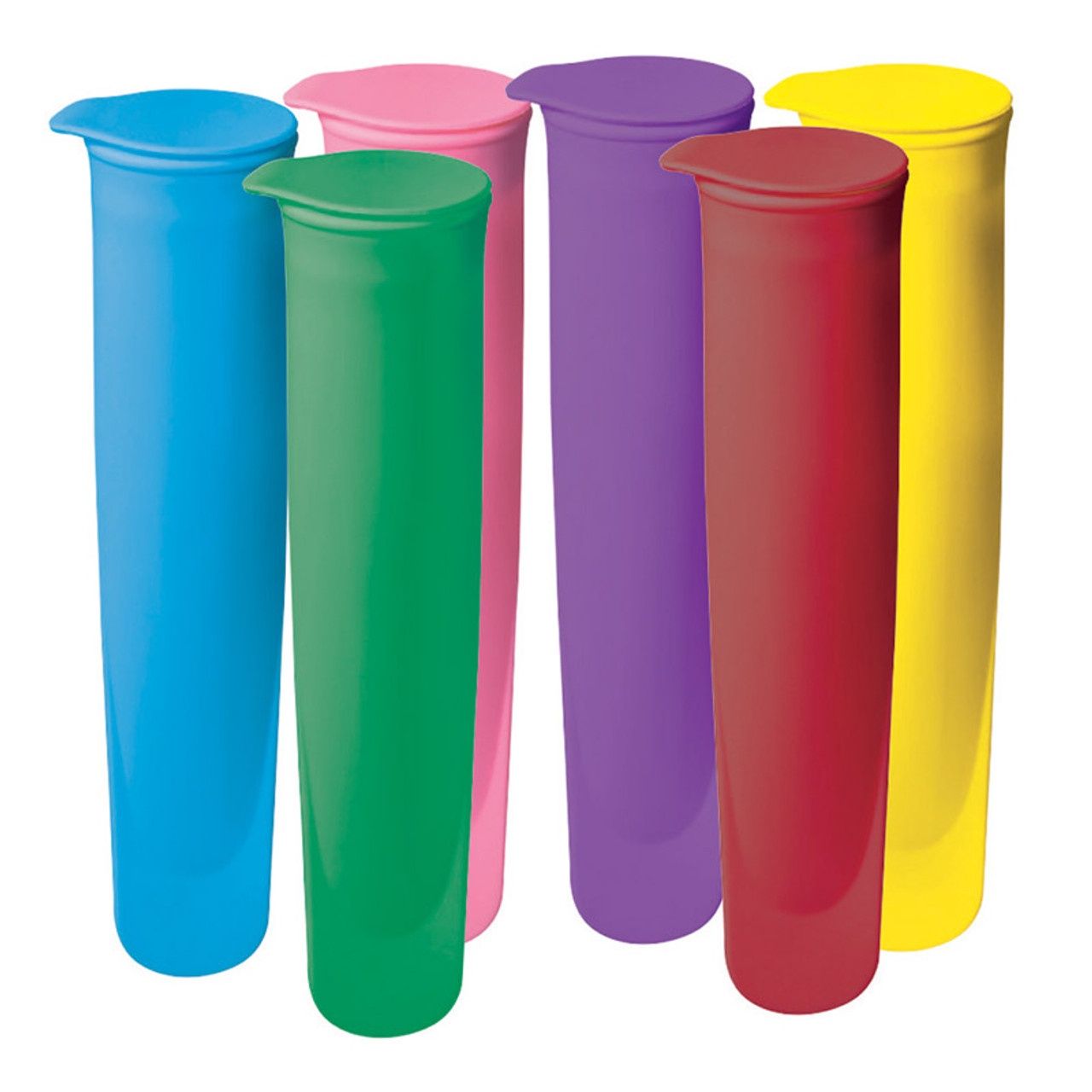 Silicone Push Up Ice Blocks - 6 Pieces *